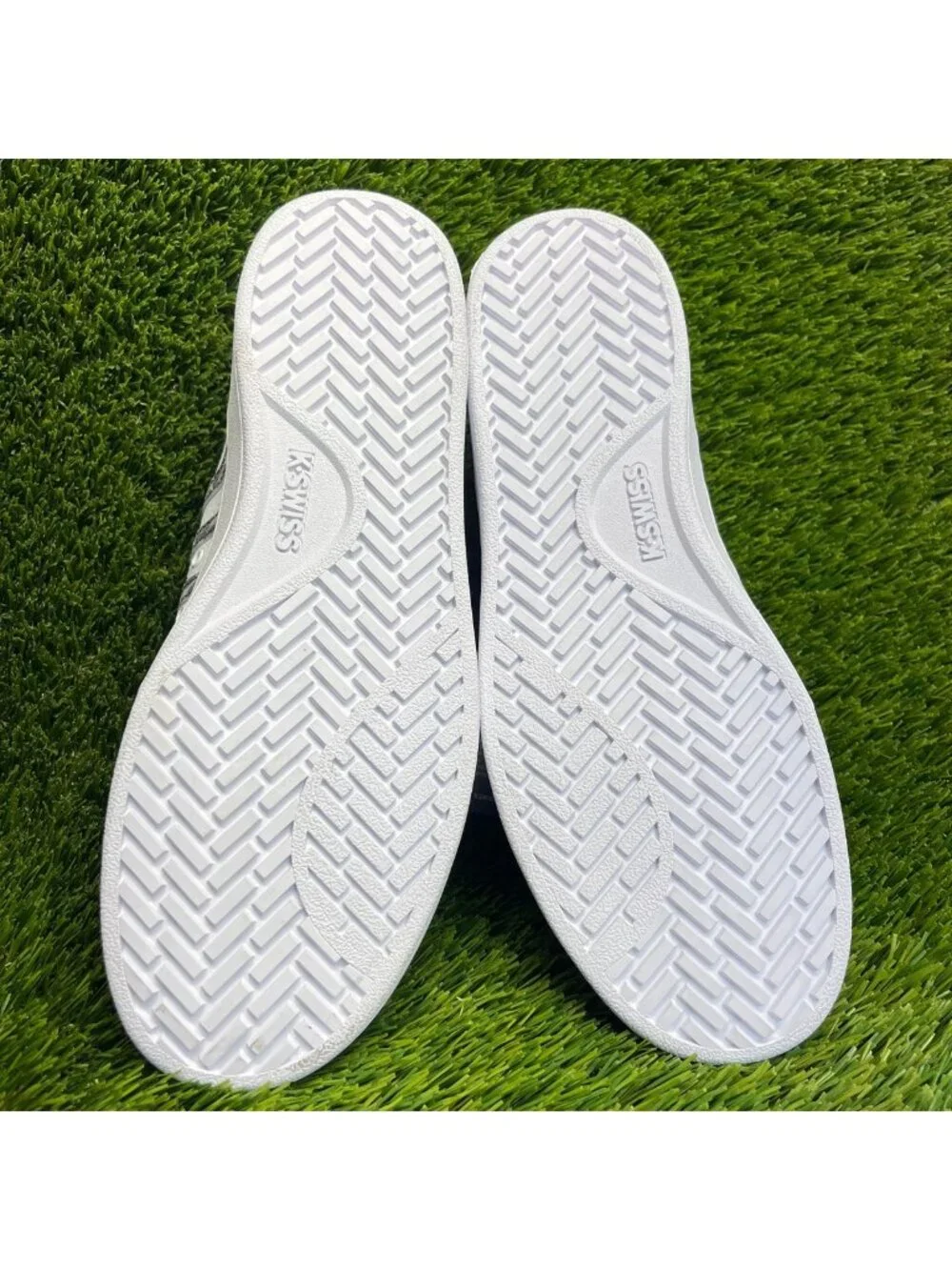 K-Swiss Court Pro II Leopard Womens Size 9.5 White Black Athletic Shoes Sneakers
